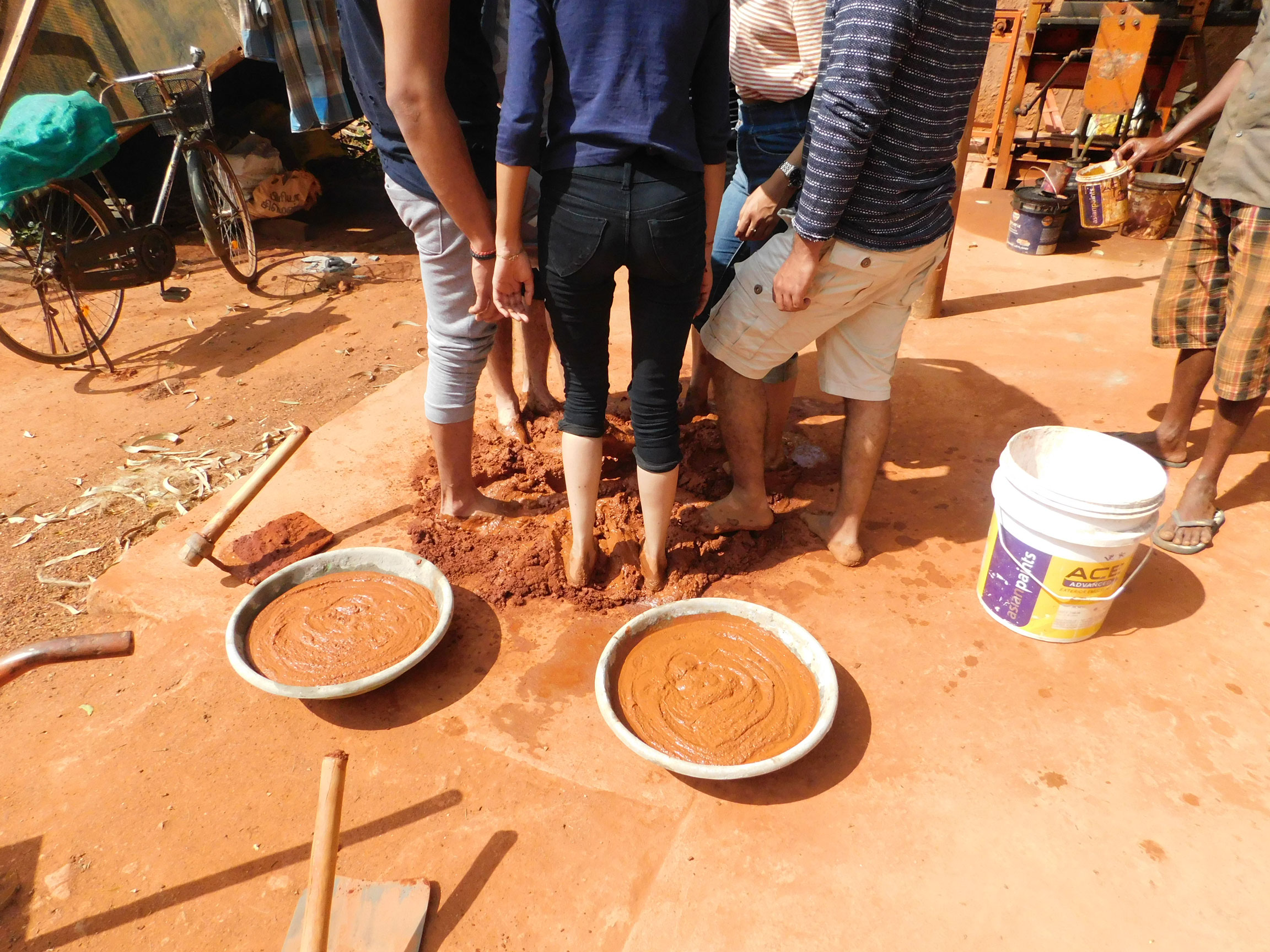 CSEB Soil mixing