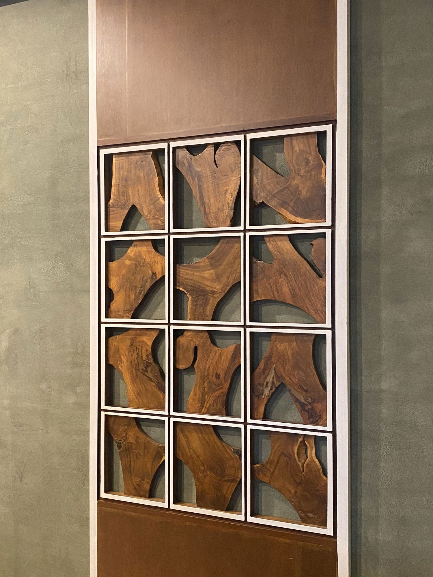 Pooja door/wooden mural